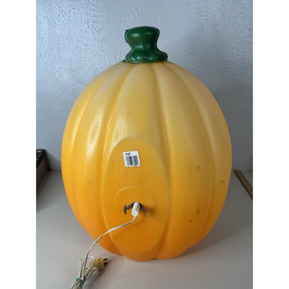 Vintage - General Foam Plastics Jack O' Lantern Pumpkin Large Blow Mold 24" tall - Picture 12 of 13
